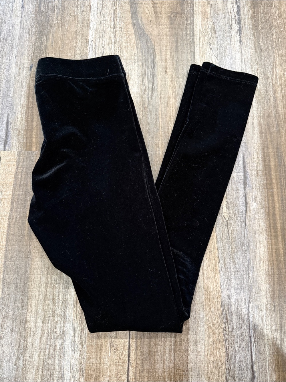Crewcuts Black Velvet Leggings
